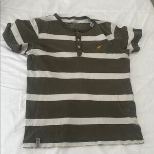 Striped Shirt - Green and White